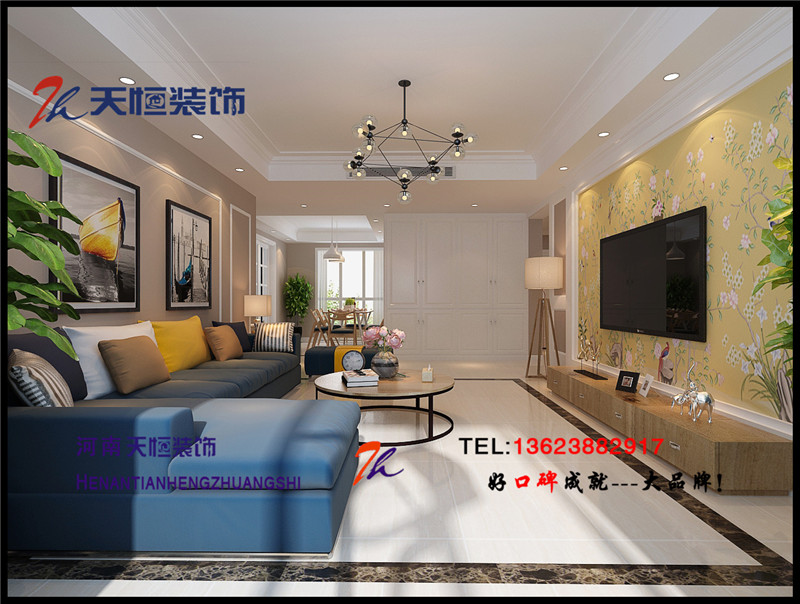 洛阳装饰公司精彩案例之三十九洛阳上海滩华府